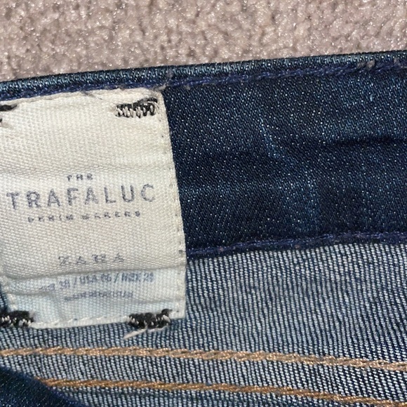 ZARA trafaluc jeans the rebel skinny fit pants jeans denim 6 iso - Picture 9 of 15